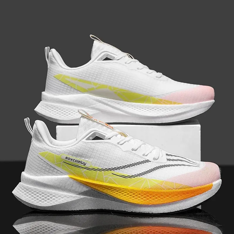 Men Carbon Plate Running Shoes Breathable Women Athletic Tennis Sneakers Cushion Sport Trainers Outdoor Marathon Jogging Shoes — image 5