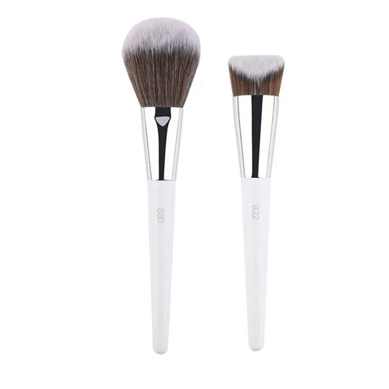 1pc White Powder Makeup Brushes 3D Liquid Foundation Base Make up Brush Eyeshadow blending Detail Face Eye Concealer Beauty tool