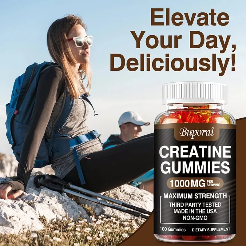 Kreatin monohydrátové gumy – před/po tréninku Fitness Posilování svalové hmoty Doplňky energie — image 6