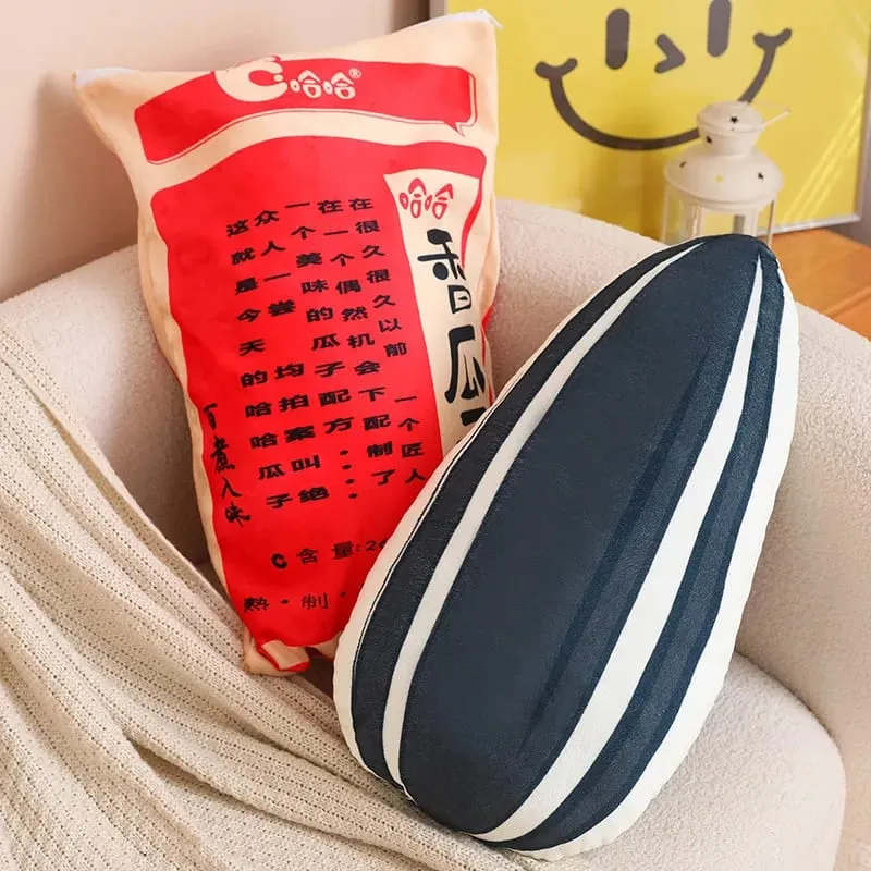 Mới Kích Thước Khổng Lồ Mô Phỏng Trung Quốc Túi Hạt Dưa Sang Trọng Món Đồ Chơi Mềm Mại Êm Ái Gối Nệm Cho Trẻ Em Họ Đồ Chơi Ngộ nghĩnh dành cho Trẻ Em — image 7