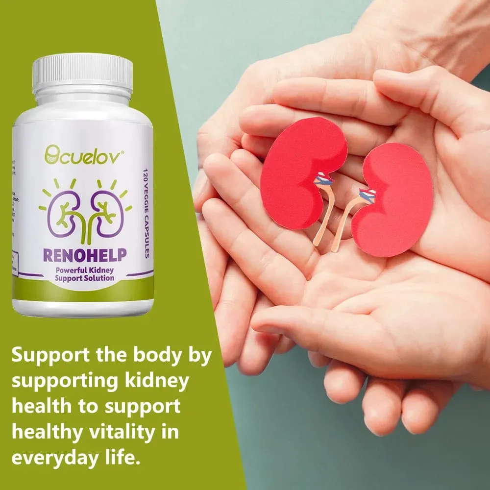 Natural Kidney Support Supplement - Supports Kidney Health and Cleanse Repairs Damage & Normal Function 120 Capsules — image 3