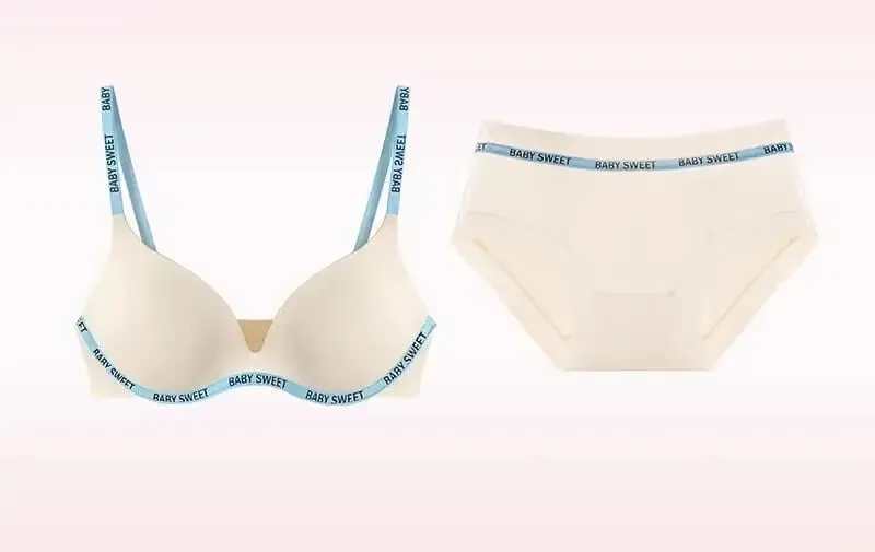 Nouvelle tendance Dopamine couleur sans couture ensemble de soutien-gorge Push Up petit soutiens-gorge sans fil confort beauté dos quotidien décontracté grande taille 32-38 — image 14