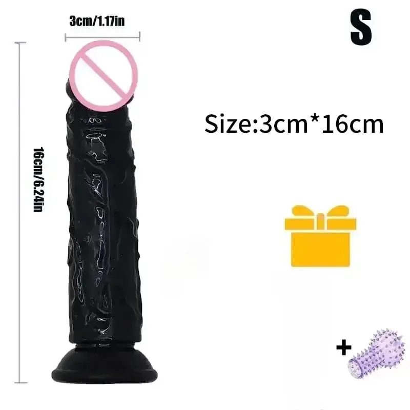 Cheap Women Big Transparent Dildo Suction Cup Erotic Anal Jelly Dick Soft Clitori Vaginal Masturbators Penis Adult Sex Toy 18+ — image 11