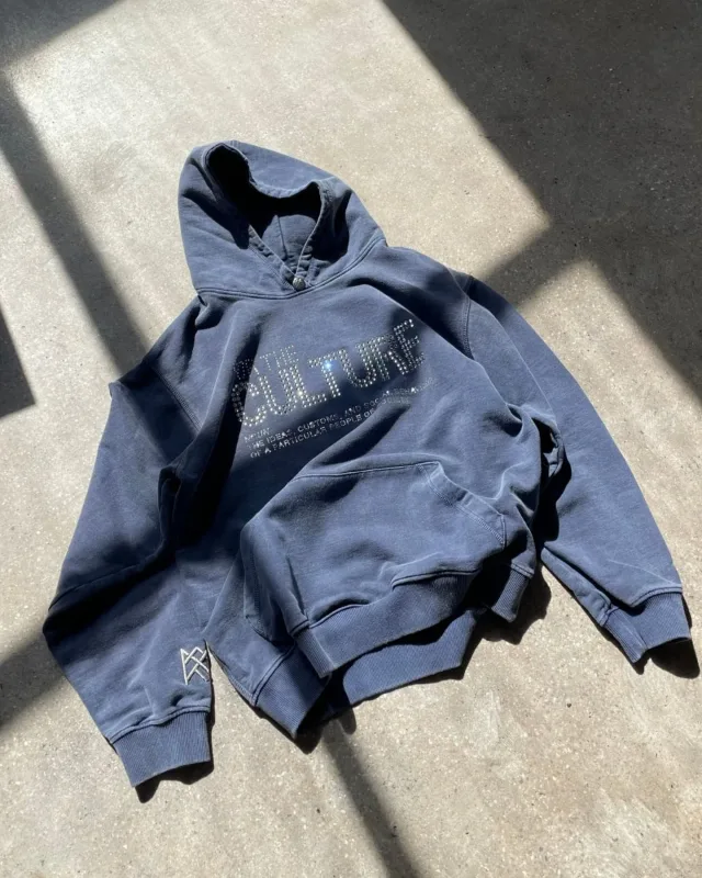 Vintage Men Monogramed aplikacja z nadrukiem w stylu Y2k Slouchy luźna nowa moda para bluza z kapturem dres Streetwear Street w zimie — image 6