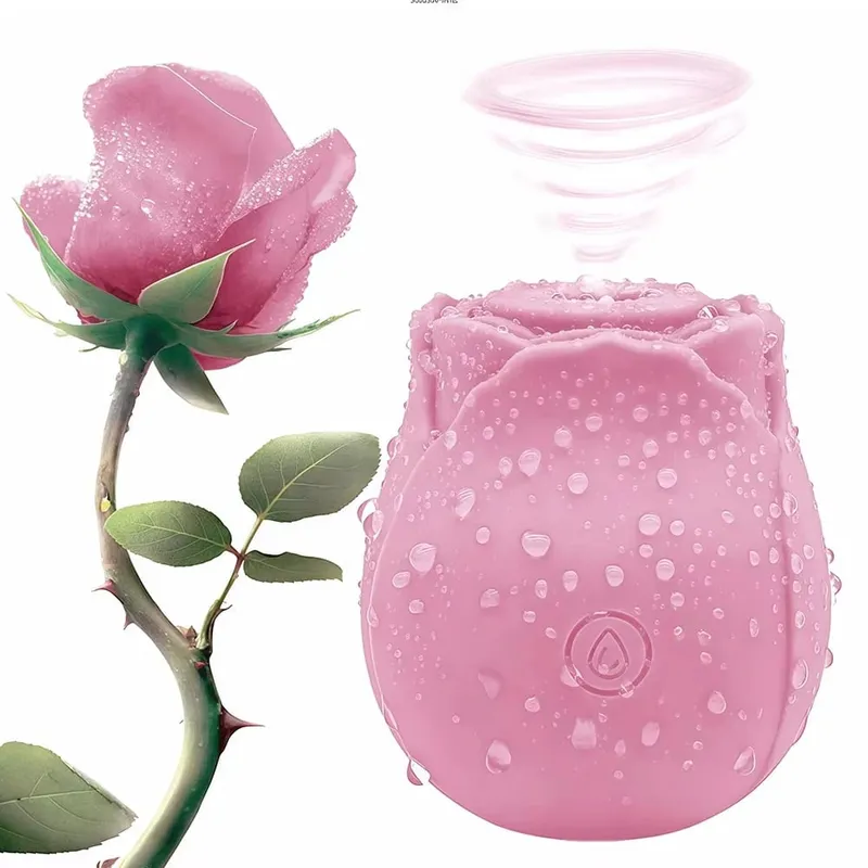 Rose Toy Sucking Vibrator for Women Clitoral Vibrator Nipple Stimulating with 10 Mind-Blowing Modes G Spot Massager Sex Toys — image 8