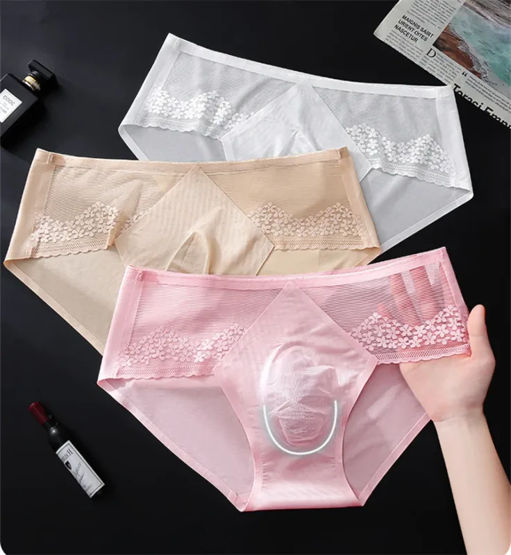 Thin men's underwear ice silk cuecas masculino 3D punching sexys tøy men cueca die splicing without trace calzoncillos hombre — image 2