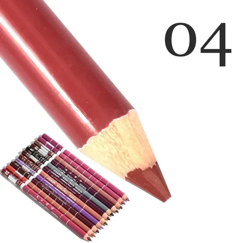 28Color Antifouling Lip Liner Professional Lipstick Pen Precise Waterproof Lip Outline Pencil Lip Makeup Lasting Eyeliner Creamy — image 14
