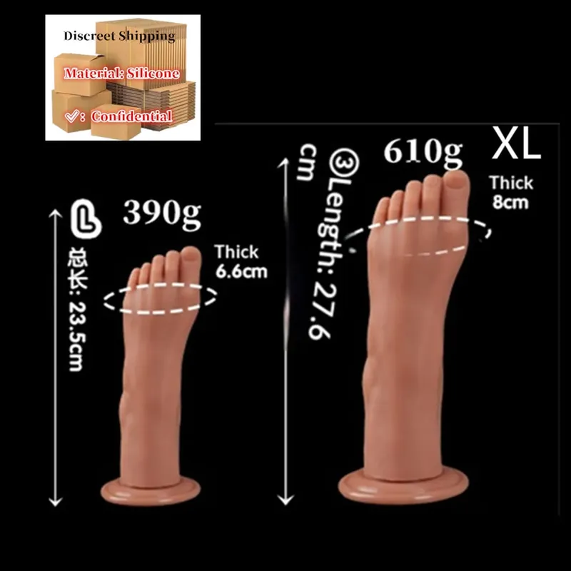 Enorme Voeten Stijl Anale Plug Grote Siliconen Kont ButtPlug Diepe Masturbator Dildo Dilatator Stimulator Anale Dildo Adult Sex Toy Voor vrouwen — image 19