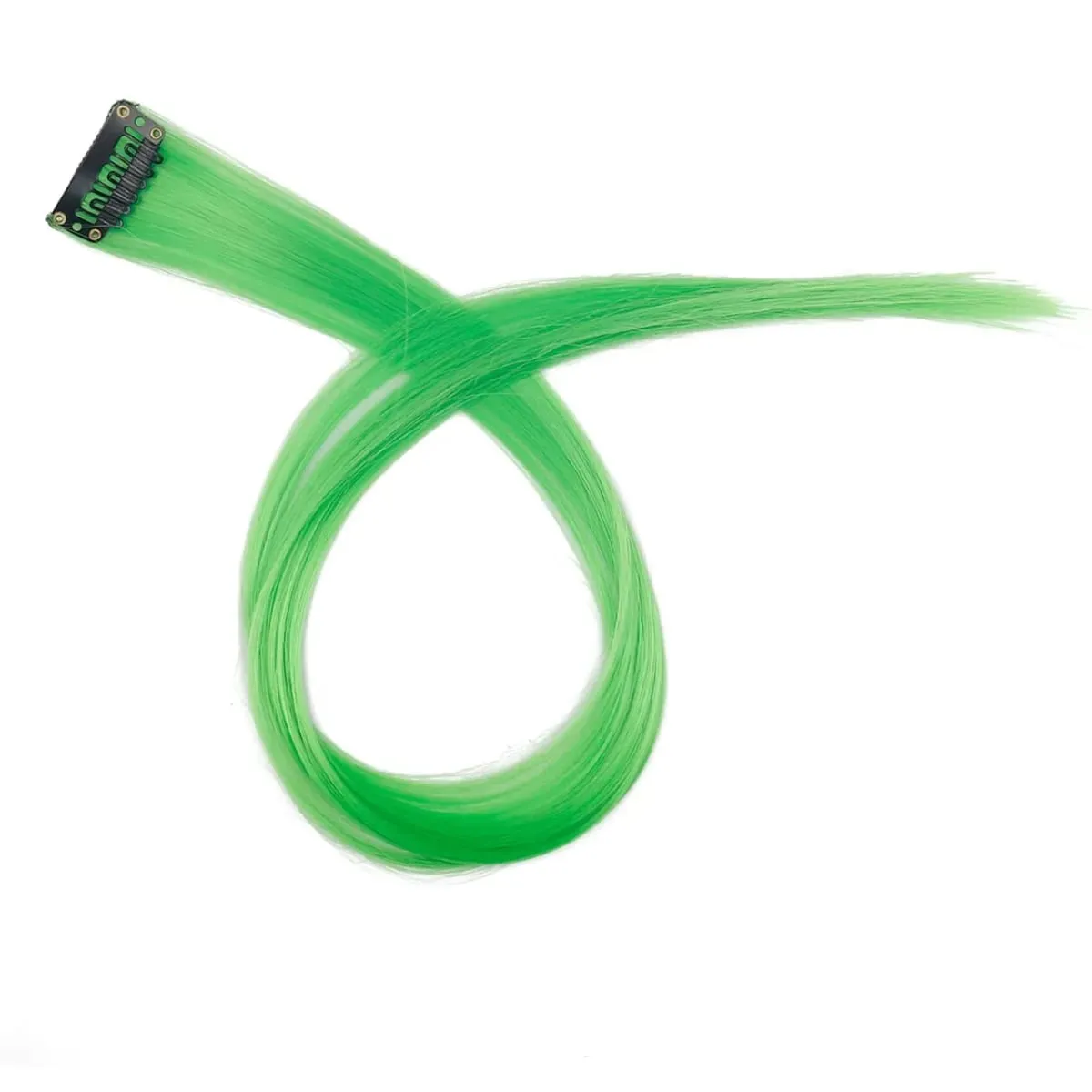 45cm Straight Clip‑on Synthetic Hair Pieces One‑Piece Bright Color Hair Extension Clips DIY Cosplay Hair Accessories — image 16