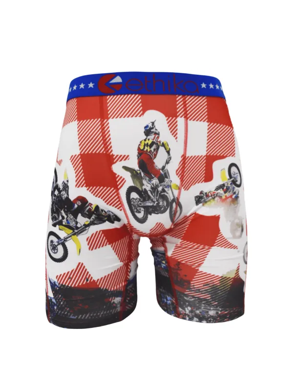 Seluar Dalam Boxer Lelaki Lembut 1 Seluar Dalam Selesa Setiap Hari Bernafas Fit Stretch Fit Poliester S-XXXL Ringan