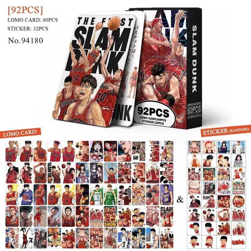 Tarjeta postal de Anime Attack on Titan‌ Lomo, juguete Haikyuu boticario diarios Honkai Star Rail, tarjetas de colección con pegatinas de regalo