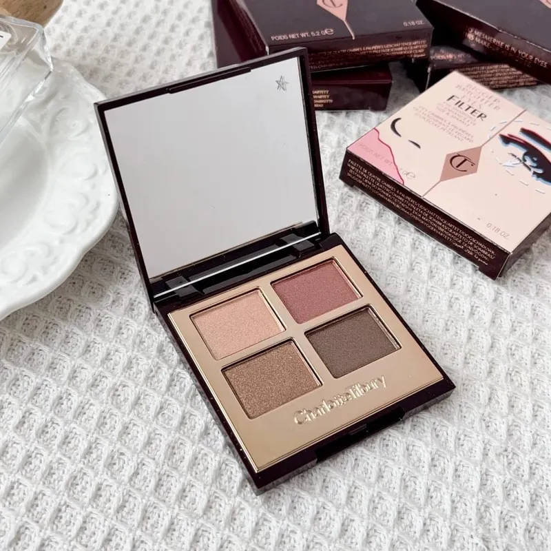 CT Простая в использовании 4 оттенка 9 оттенков Палитра теней для век Charlotte Tilbury Бальзам для губ Pillow Talk Big Lip Plumpgasm Румяна для губ Макияж Подарок