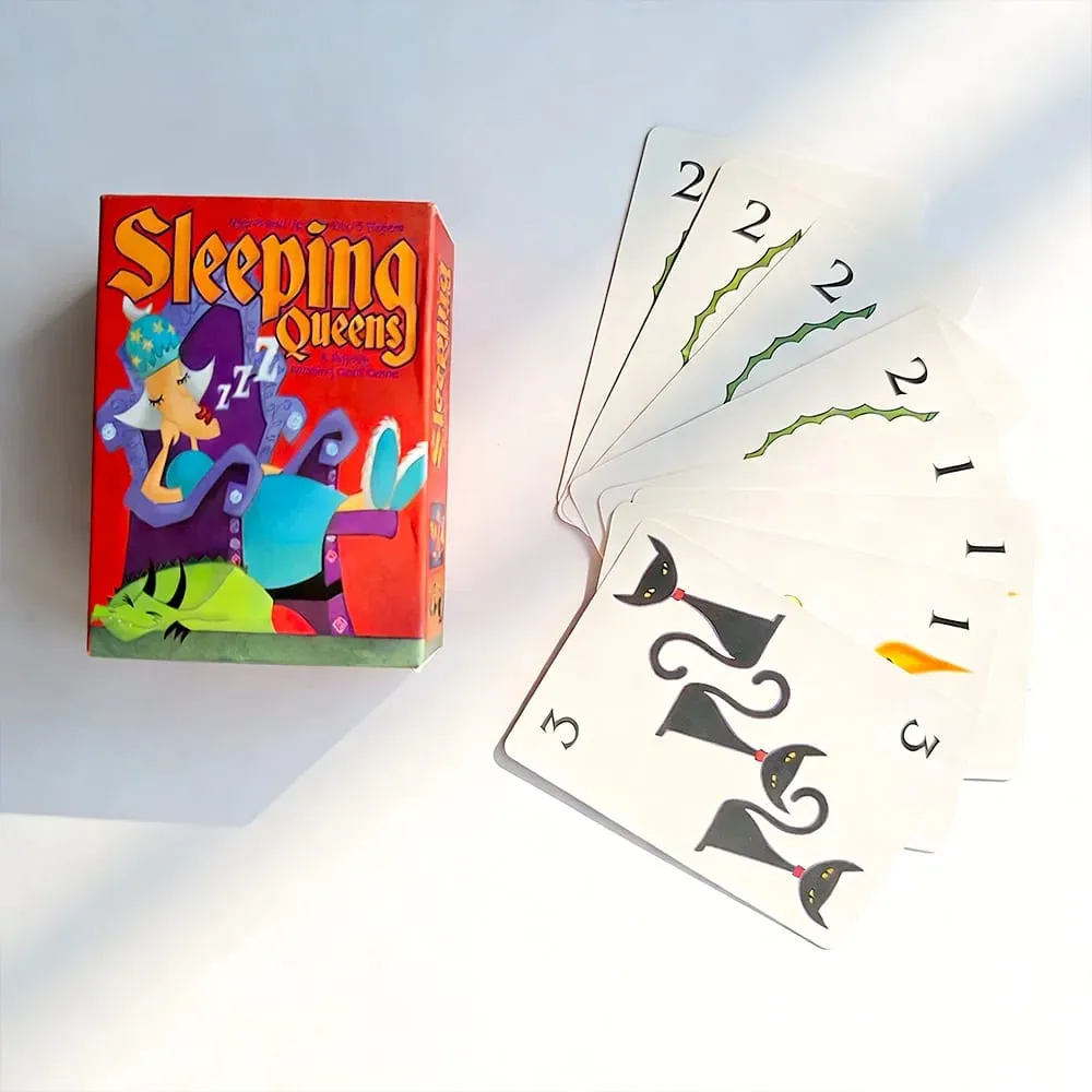 The Sleeping Queens Trò Chơi Bài Phiên Bản Tiếng Anh Đầy Đủ Họ Board Game 2-5 Người Chơi Chiến Thuật Thẻ Trò Chơi Dành Cho Người Lớn Đảng quà Tặng — image 3