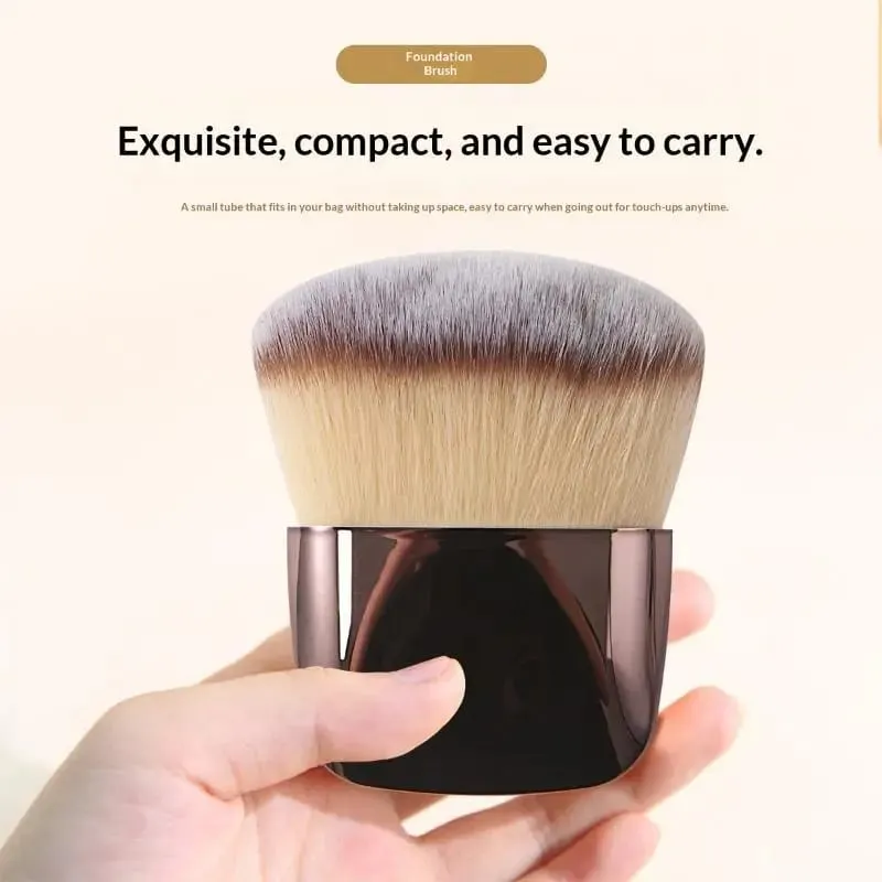【B】1Pc Makeup Foundation Brush Blush Loose Powder Brush Kabuki Brush Multi-Function Cosmetics Make Up Brushes Beauty Supplies — image 2
