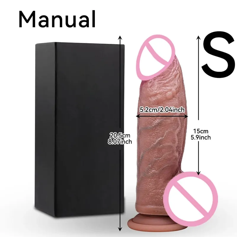 Realistic Big Dildo Huge Fake Penis With Suction Cup Flexible Artifical Dick Female Vagina Anal Masturbation For Lesbain Sex Toy — image 13