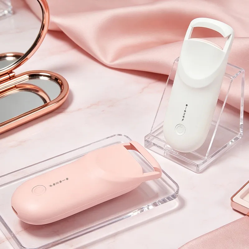 Electric Heated Eyelash Curler with Eyelash Card Makeup Eye Lashes Curler Tool Long Lasting Lash Extension Perm Eyelashes Clip
