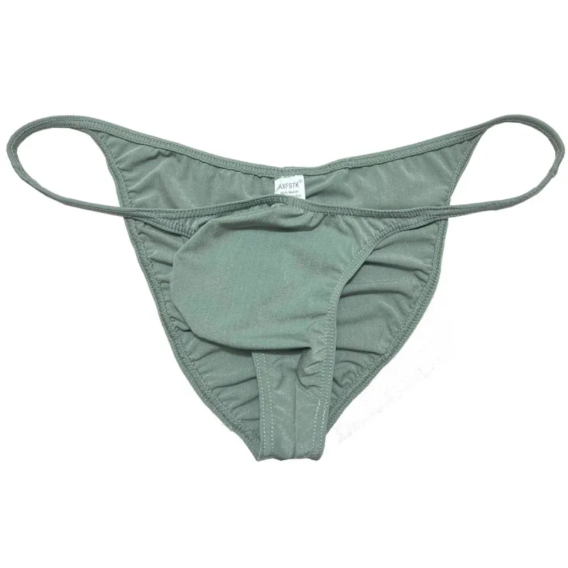 Men's Soft Micro Briefs Underwear Breathable Lightweight Ultrathin Bikini Briefs Men Low Rise Mini Triangle Cut Mini Panties — image 3