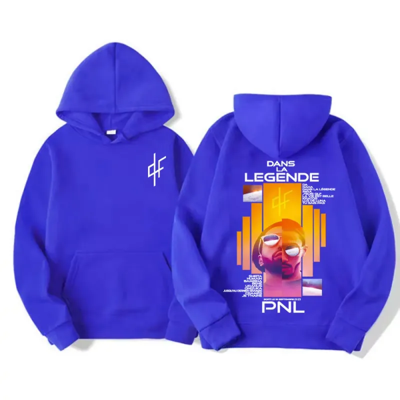 French Rapper Le Monde Chico PNL Album Cover Hoodies Men's Clothing High Quality Fleece Sweatshirts Fashion Hip Hop Retro Hoodie — image 11