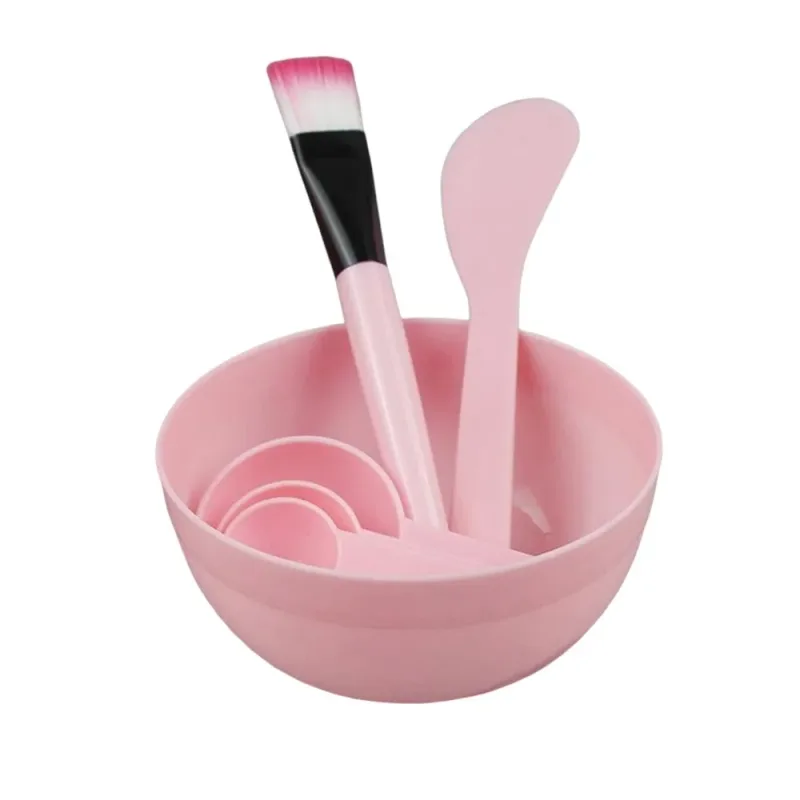 Máscara facial tigela de mistura conjunto diy ferramenta de mistura máscara com máscara de silicone tigela pincéis de maquiagem espátula beleza cuidados com a pele beleza saúde