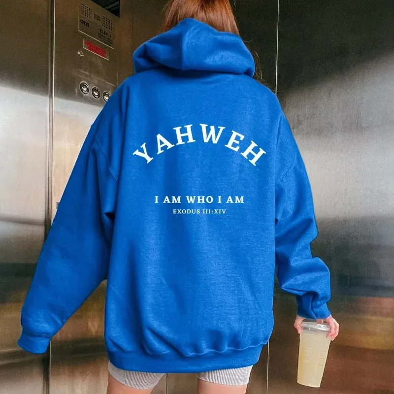 20256 Los hombres más vendidos Christian YAHWEH sudaderas con capucha Jesús Hombre moda ropa de calle Popular letra impresa mujeres sudaderas con capucha — image 6