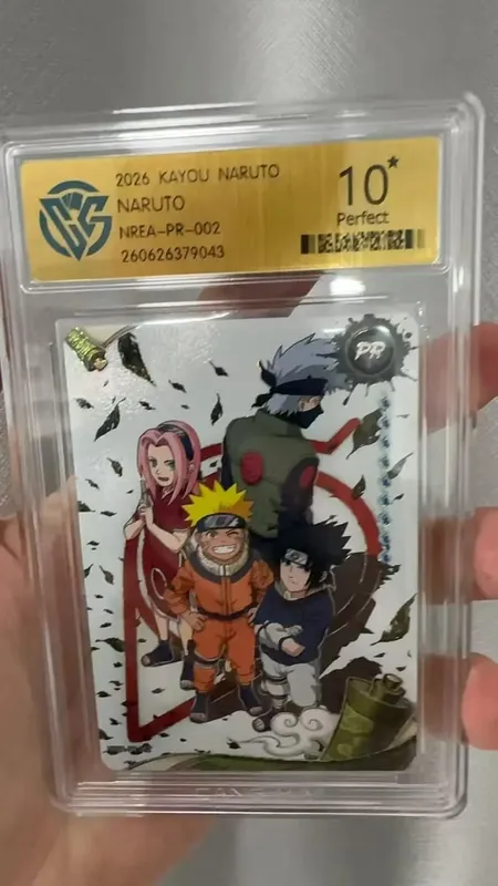Naruto Card Αγγλική έκδοση PR-001PR-002 PRISTINE-10.0 Αυθεντική κάρτα αξιολόγησης KAYOU — image 10