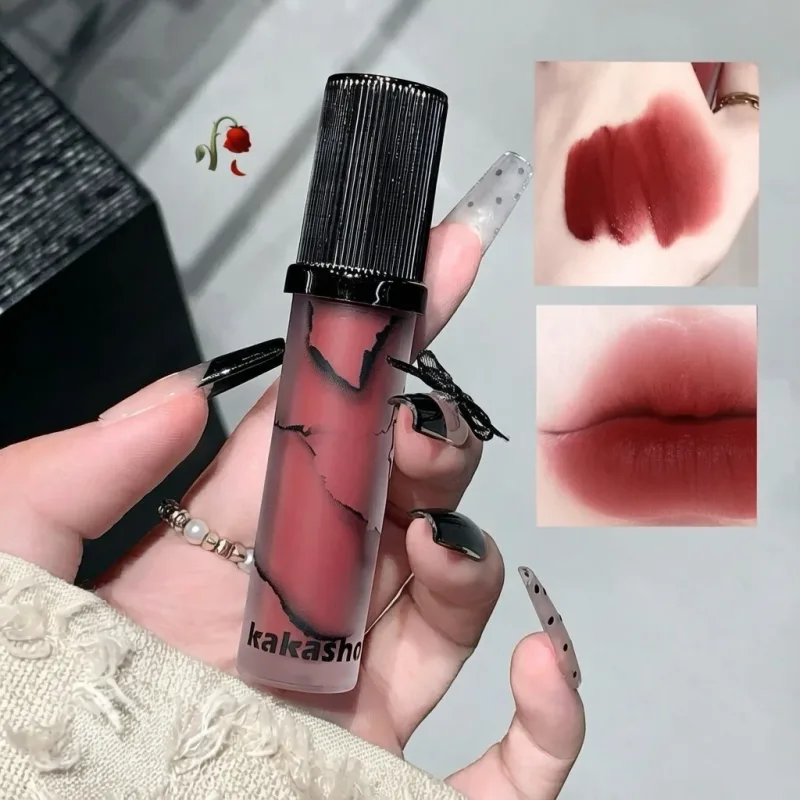 Marmo Opaco Labbra Fango Velluto Morbido Fog Tinta per labbra Cosmetici per labbra antiaderenti a lunga durata — image 6