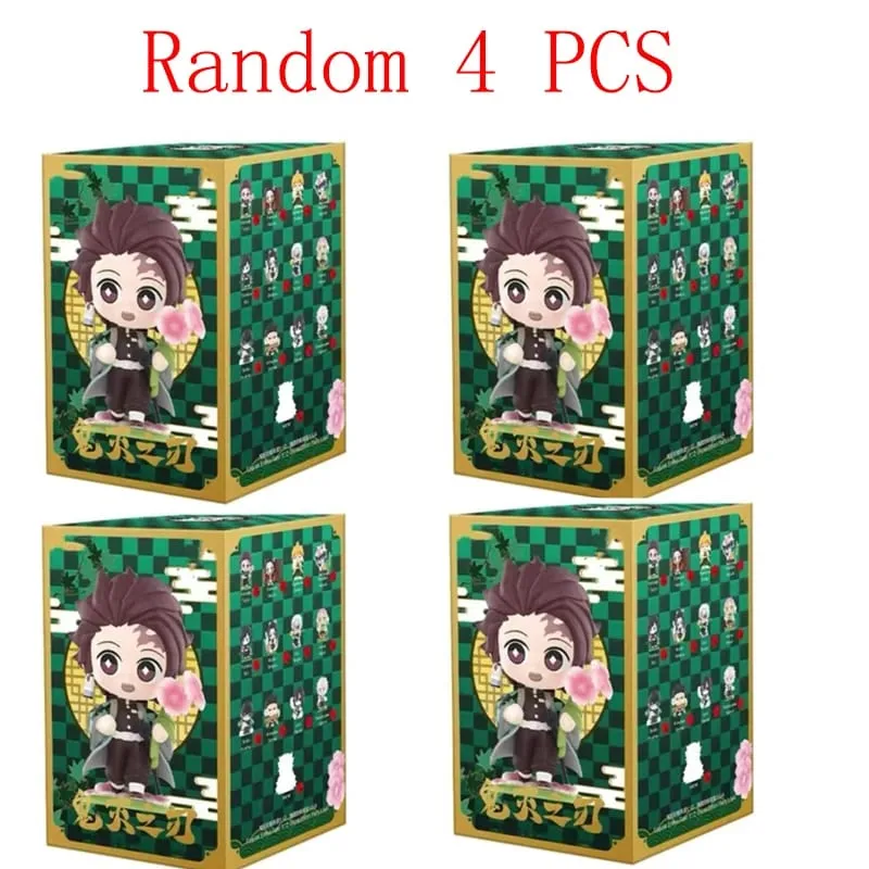 2026 Tanjiro Kamado Nezuko Demon-Slayer Anime Cartoon Figure Blind Box Creative Personalized Statue Ornament Surprise Gift Box — image 8