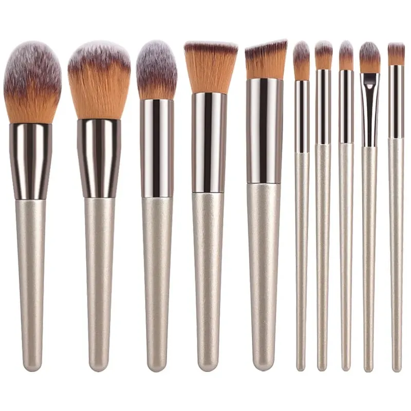 24 pçs conjuntos de pincéis de maquiagem pincéis cosméticos profissionais sobrancelha pó fundação sombras pinceaux compõem ferramentas