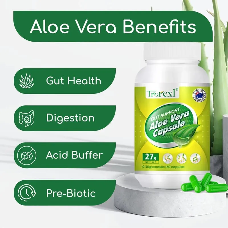 Produkty na hubnutí pro muže a ženy Aloe Vera Veganské kapsle na snížení chuti k jídlu — image 3