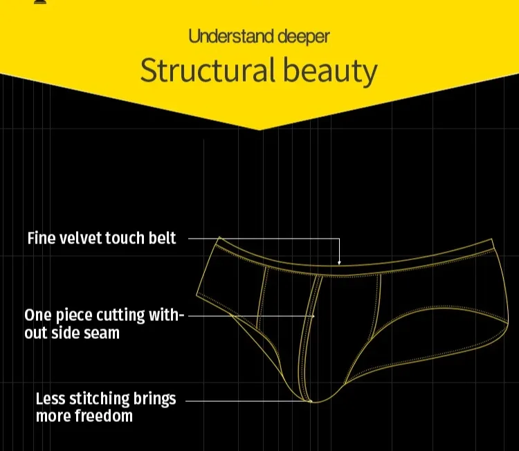 2PCS Low Rise Comfort Men Cotton Briefs Pink Soft Fabric Wide Waistband 3D Support Pouch Moisture Friendly Mens Underwear — image 7