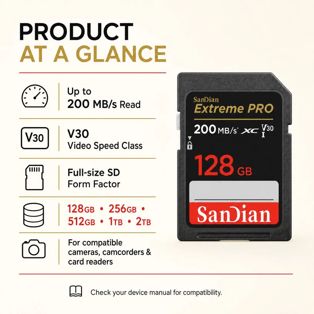 2026 New Original SD Memory Card 128gb 256GB U3 High Speed Micro TF SD Card Flash Card 4K Video For Digital Camera Phone — image 6