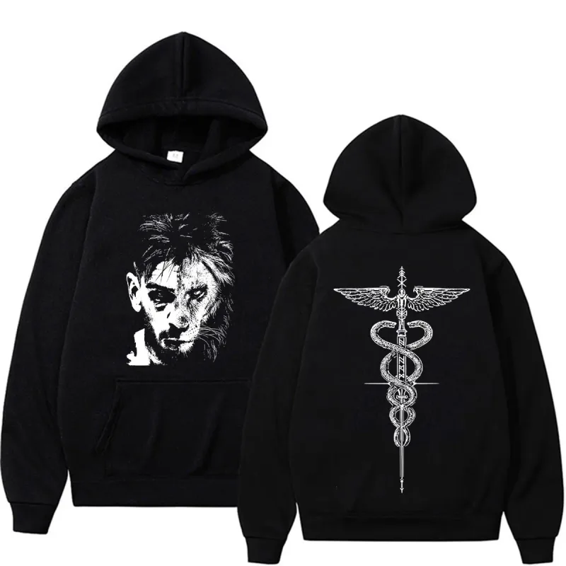 El Matador Ilia Topuria Tattoo Graphic Hoodies Men Women Harajuku Classic Gothic Sweatshirt Casual High Quality Oversized Hoodie — image 1