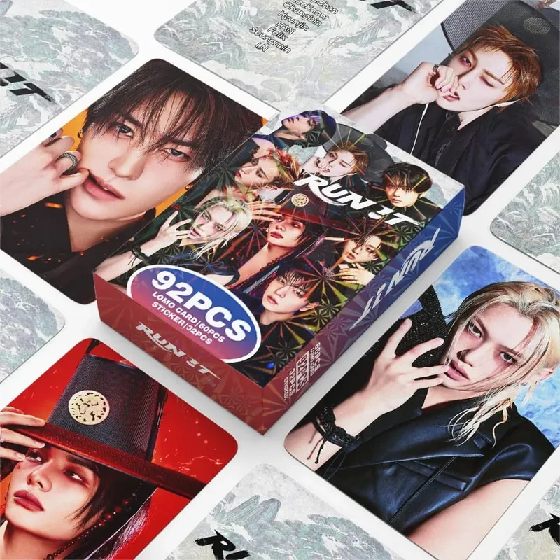 92PCS Korean Hot Idol New Album "THIS&THAT" High Quality Lomo Cards Felix BangChan HyunJin I.N Han Fans Collect Small Cards — image 5
