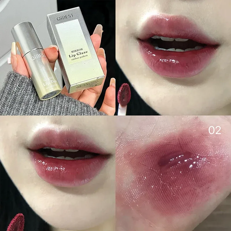 水感鏡面唇彩持久保濕易穿水玻璃唇釉保濕性感紅唇彩彩妝