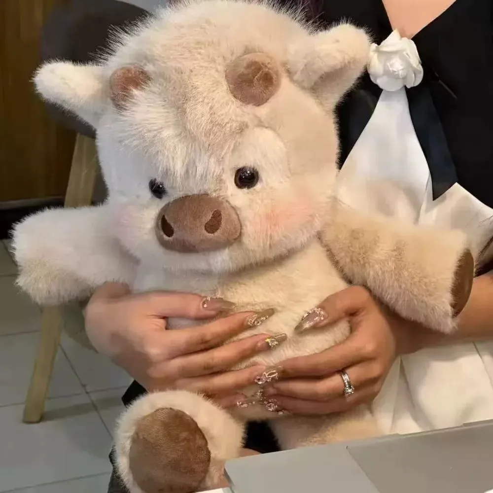 Creative Gift Soft Pig Stuffed Animal Plush Pillow Cute Emotional Support Stuffed Animals Plush 17.7inch Plush Pillow
