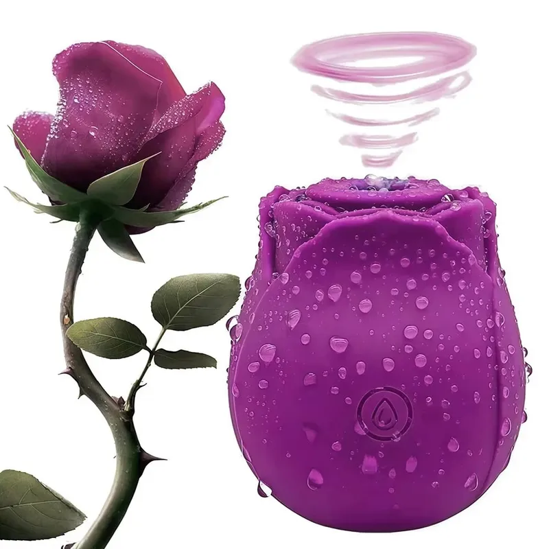 Rose Toy Sucking Vibrator for Women Clitoral Vibrator Nipple Stimulating with 10 Mind-Blowing Modes G Spot Massager Sex Toys — image 9