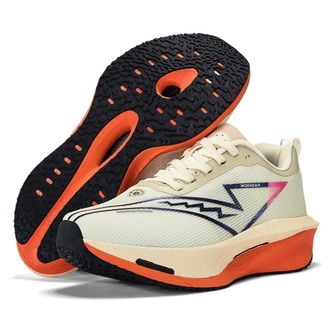 Carbon Plate Running Shoes Men Women Marathon Sports Sneakers Breathable Lightweight Professional Athletic Shoes — image 1