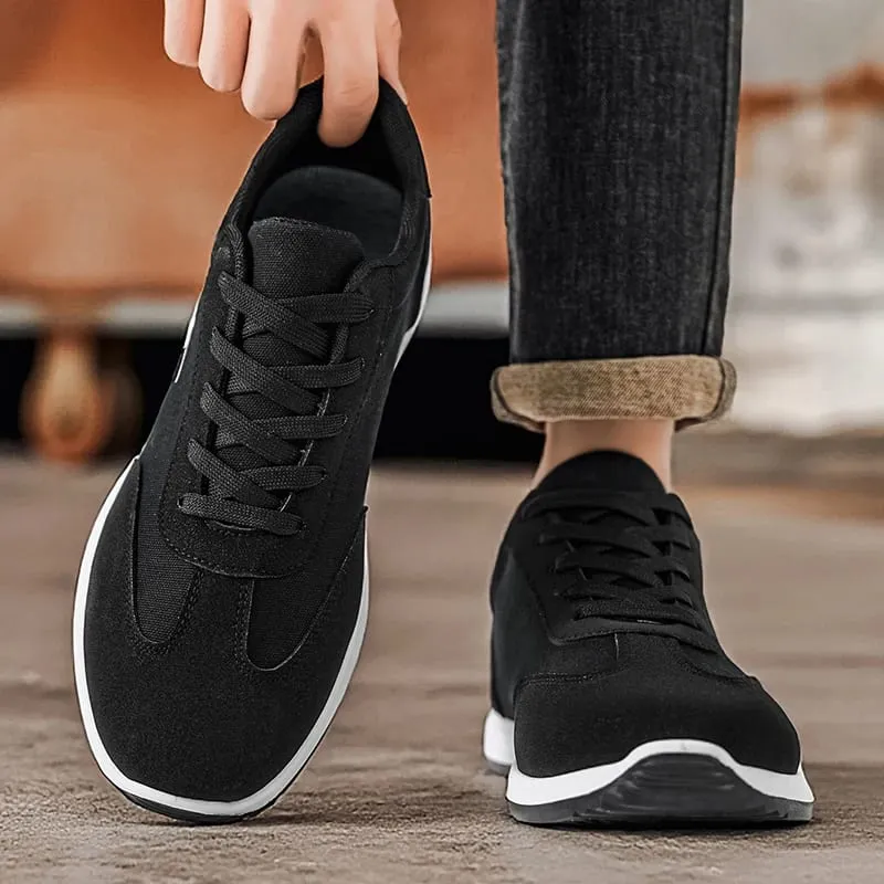 Chaussures pour hommes Printemps et automne Chaussures à la mode Nouveaux modèles transfrontaliers Blanc Noir Rouge Chaussures de sport à semelles souples respirantes Chaussures basses polyvalentes pour hommes — image 6
