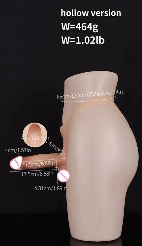 สายรัดซิลิโคนDildoสำหรับเลสเบี้ยนเกย์Reusable HollowอวัยวะเพศชายผิวDildoกางเกงStraponอวัยวะเพศชายของเล่นสำหรับชาย 18