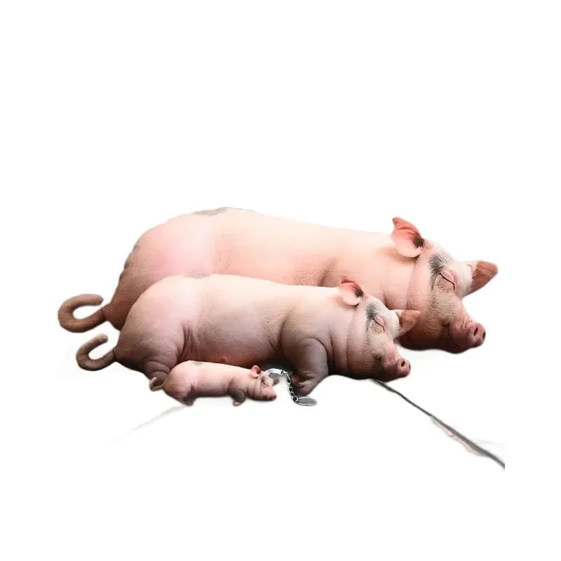 【In Stock】Cute Lifelike Simulation Pig Plush Toy Soft Sleeping Pillow Holiday Gift For Close Friends Home Sofa Decor Cushion