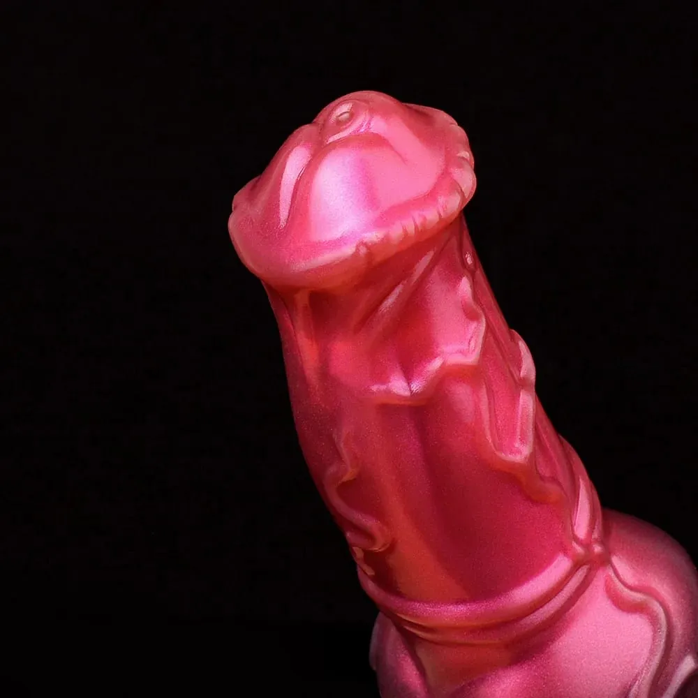 Large Horse And Wolf Penis Sleeve Closed Cock Sheath Sex Toy For Men Penis Enlargement Delay Ejaculating M L XL Size