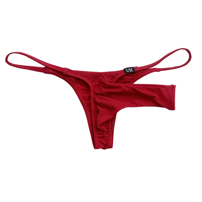 Sissy szexi férfi hosszú ujjú, nyitott ágyéki bikini, puha sztreccs, elválasztott tasak, légáteresztő alvási nappali alsónemű — image 13