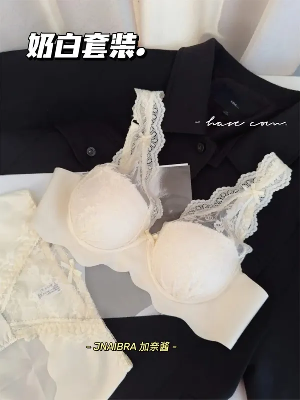 Set Bra Push Up Tanpa Wayar Wanita Dada Kecil Pakaian Dalam Seksi Bralette Selesa Set Seluar Dalam Ideal untuk Lapisan & Dipakai Setiap Hari — image 11