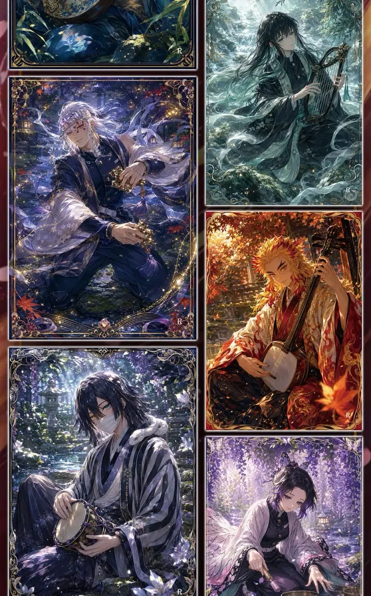 Wholesale 2026 New ShangYou Creative Studio Demon Slayer Cards Tearing Raqqa Anime Collectibles Character Fan Gifts — image 4
