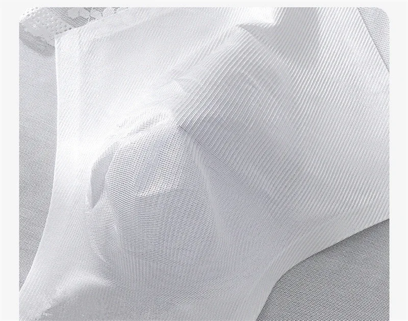Thin men's underwear ice silk cuecas masculino 3D punching sexys tøy men cueca die splicing without trace calzoncillos hombre — image 13
