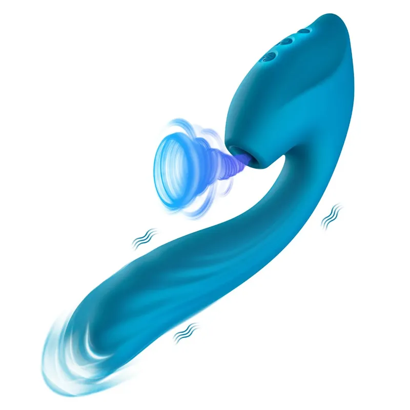 3in1Suction And Vibration Vibrator Female Masturbator Erotic Adult Toy