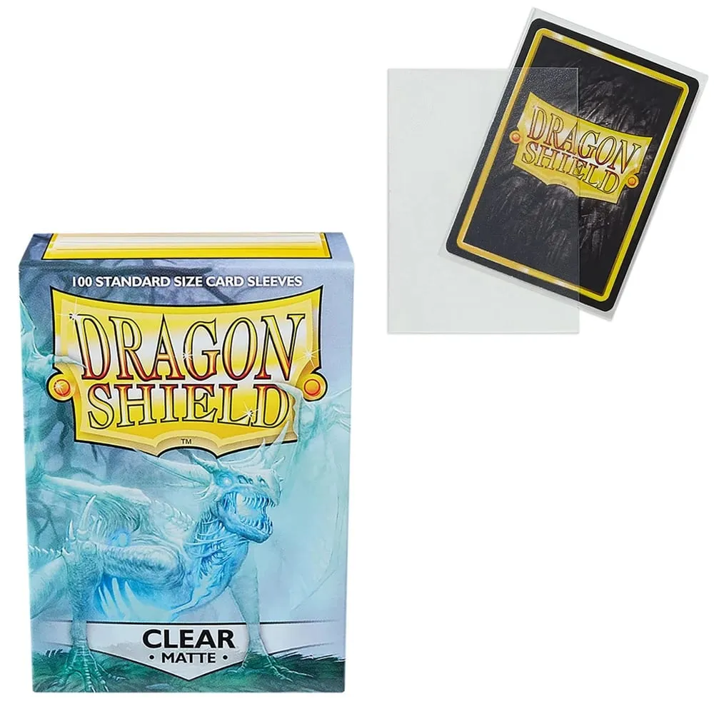 100 개/상자 66x91mm MTG/PKM/YGO/TCG 보드 게임 카드 슬리브 용 표준 크기 Demark Dragon Shield 무광택 카드 슬리브 — image 4