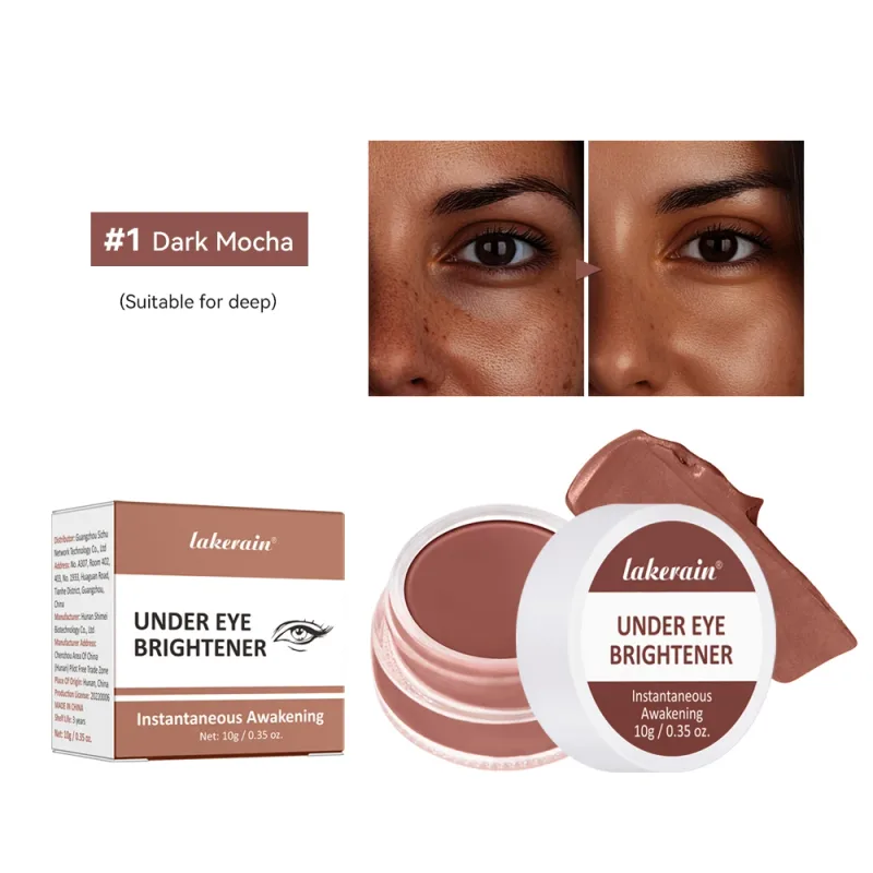 Lakerain Eye Concealer Brightener Cover Donkere Kringen Voeden Huid Corrigeren Make-Up Naakt Tan Shades Langdurige Cosmetica — image 9