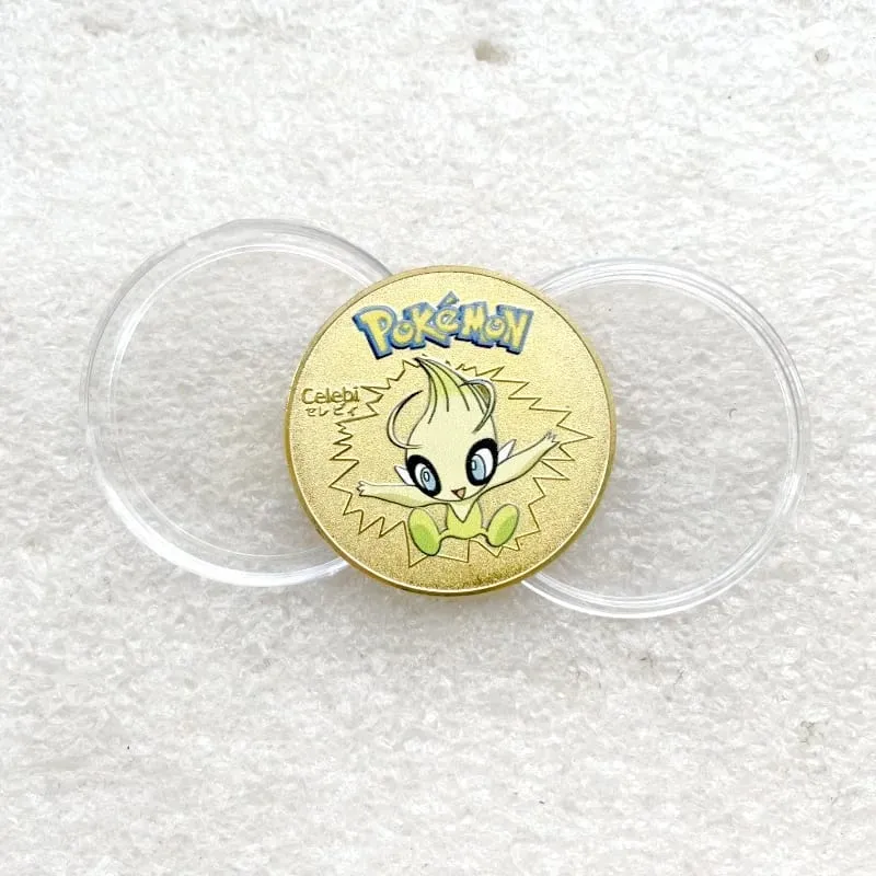 Pokemon złote monety Pikachu Anime pamiątkowa moneta Charizard złota okrągła metalowa moneta zabawki — image 13