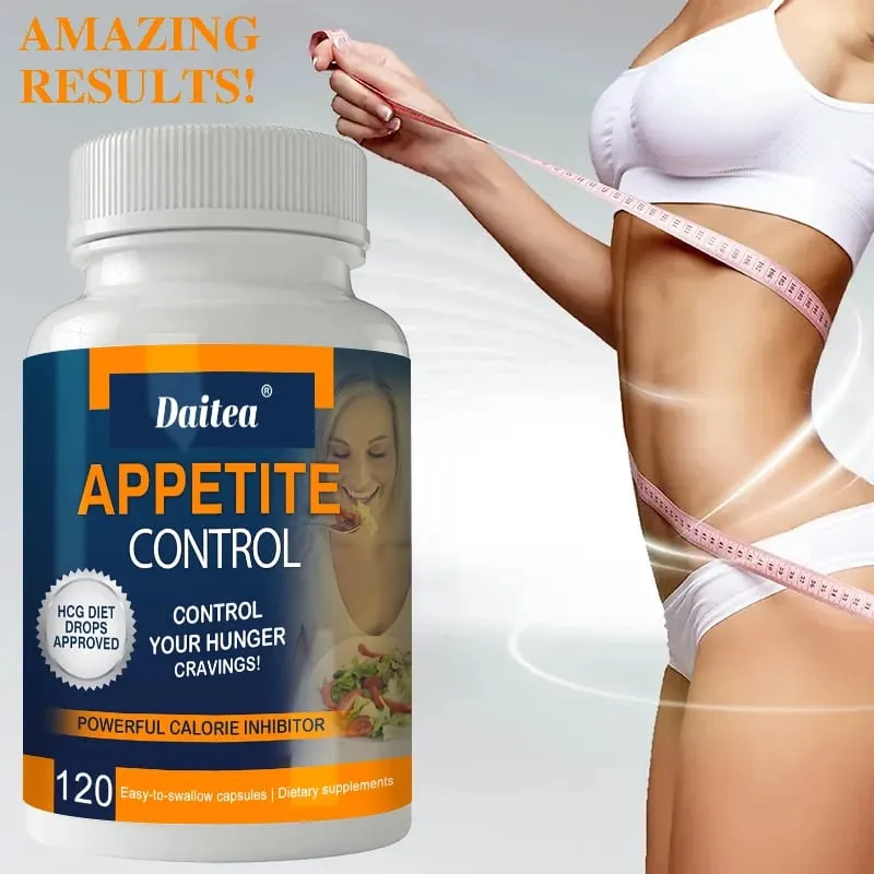 Kapsle Daitea Appetite Control – organický vitamín C chitosan (90 % DAC) Metabolismus Posílení spalování tuků Nízký obsah tuku — image 1